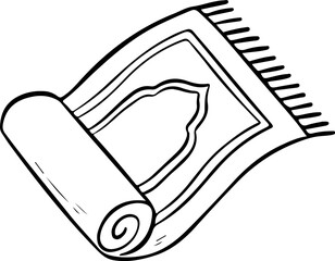 Islamic hand-drwan element

