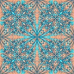 Closed-up blue flowers Phlox divaricata or woodland phlox. woodland phlox plant the garden with in the morning.