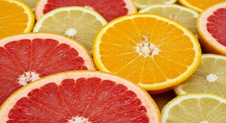 Citrus fruit slices close-up (2)