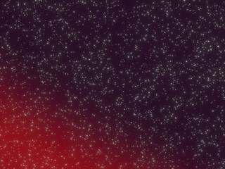 Mystical Starfield Gradient Background in Purple and Red Glow