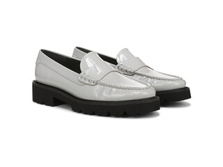 Leather Comfortable Shoes On PNG Transparent Background. Cut-Out Clipping Path With Adobe Photoshop Pen Tool . PNG Transparent Shoes