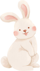Obraz premium Cute easter rabbit