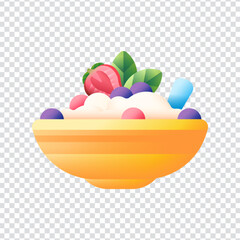 Oatmeal Breakfast Icon