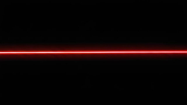 Striking Minimalist Red Laser Lines on Black Background - Tech and Futuristic Aesthetic