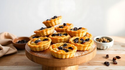 Flaky Raisin Butter Tarts with a Buttery, Golden Crust