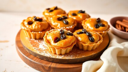 Flaky Raisin Butter Tarts with a Buttery, Golden Crust