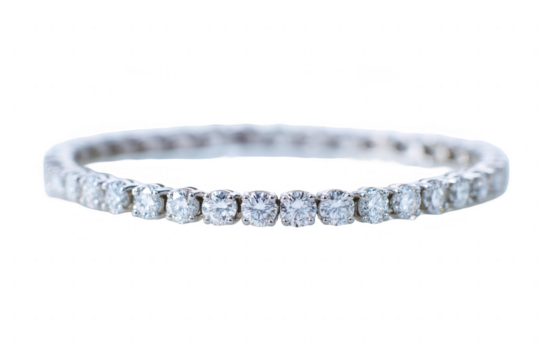 Delicate diamond eternity band