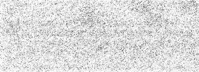 Grunge grain texture. Black and white distressed textile background. Irregular grit wallpaper. Dirty fabric overlay with specks and dots. Gravel particles backdrop for banner, poster, overlay. Vector