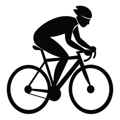 Obraz premium Cyclist riding a bicycle sport fitness