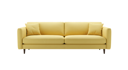 Elegant Yellow Sofa for Modern Living Room Decor