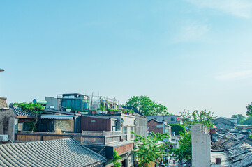 中国 北京の街並み　