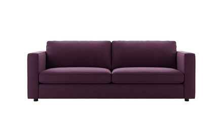 Modern Purple Sofa for Living Room Decor, Comfortable Seating for Home Interior