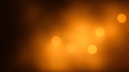 Abstract golden bokeh black background. 