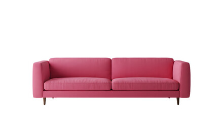 Modern Pink Sofa for Living Room Decor and Interior Design