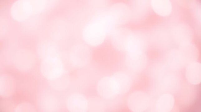 A bright colorful pink bokeh background with sparkling holiday decoration or abstract design.