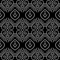 pattern batik flower damask ethnic boho ikat texture tribal geometric background