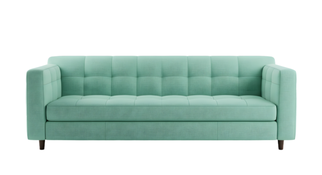 Elegant Mint Green Sofa with Classic Design for Modern Living Spaces