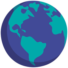 planet earth globe icon