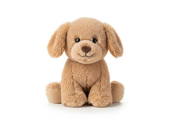 Cute Tan Puppy Plush Toy