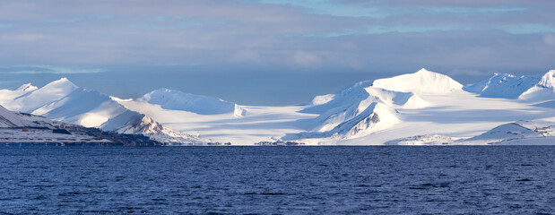 Russian industrial coal mining settlement of Barentsburg on Svalbard, Norway. © Reto Ammann
