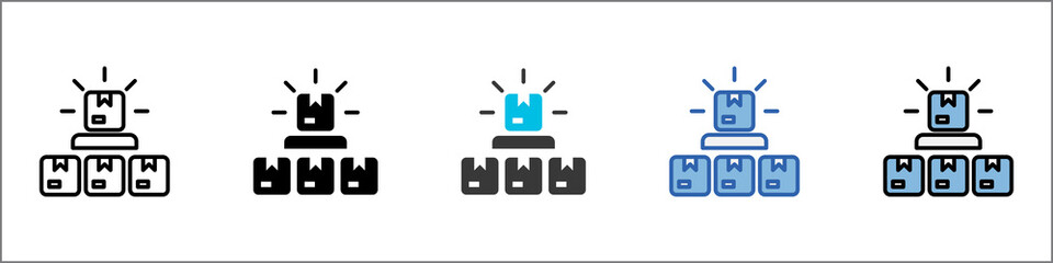 Fototapeta premium Exclusive Icon Pack Multistyle Illustration