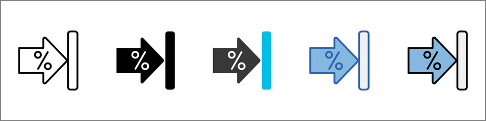 Last Chance Offers Icon Pack Multistyle Illustration