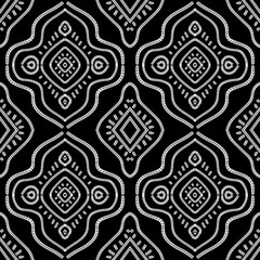 pattern batik flower damask ethnic boho ikat texture tribal geometric background