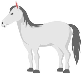 vector icon of a horse