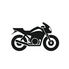 Obraz premium Sport Bike Side View – Modern Vector Silhouette