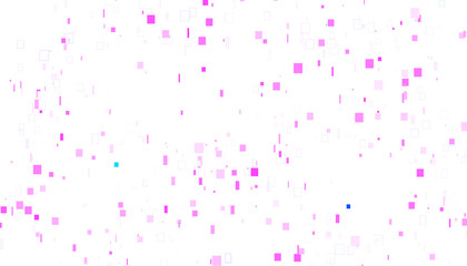 Naklejka premium 桃色のデジタルノイズ：透過・透明な背景PNG素材