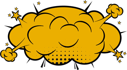 Cartoon Comic Explosion Cloud © Nabata Art