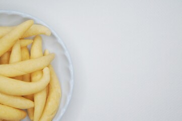 Widaran Cheese or Cheese Gabus Egg, a traditional Indonesian snack made from wheat flour, eggs, and cheddar cheese.