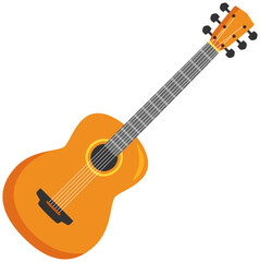 Obraz premium acoustic guitar vector icon