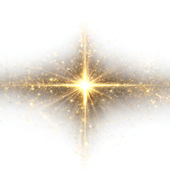 golden christmas tree with stars