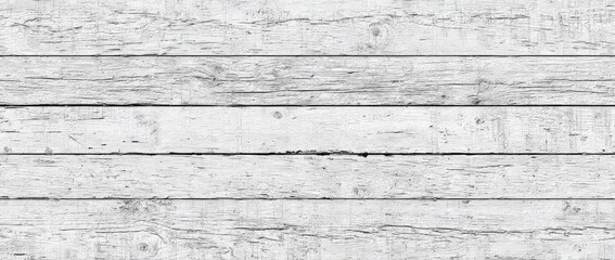 Naklejka premium Whitewashed wood planks horizontal texture