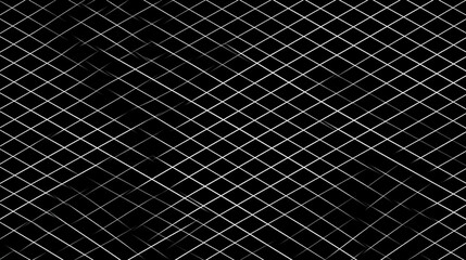 A dark background with a pattern of thin white lines forming a diamond or rhombus grid design
