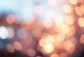 Obraz premium Shimmering, out-of-focus lights create a dreamy, ethereal abstract backdrop, texture, photography