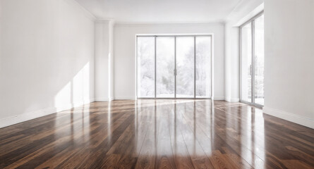 Obraz premium empty room with window