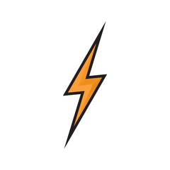 Simple Design Logo Thunder Effect 2D