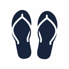 flip flops isolated on white