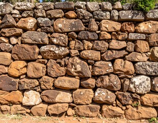Ancient stone wall texture