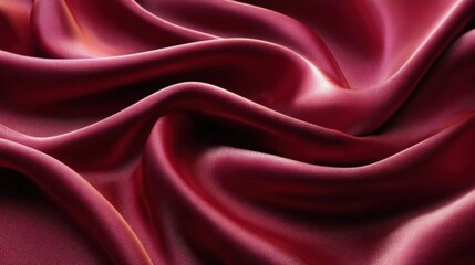 Obraz premium red fabric folds