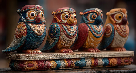 Fototapeta premium Jagannath deity hindu god india temple odisha puri rath yatra culture idol