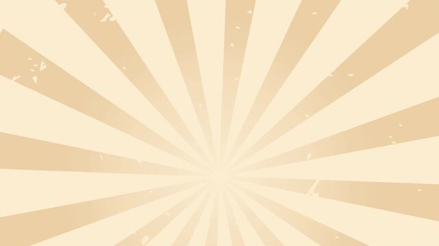 4k sunburst stripe retro looping with grunge effect