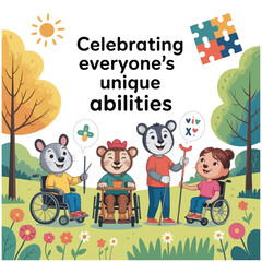 Obraz premium International Day of Persons with Disabilities 10.eps