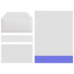 Stationary Set - Paper Collage Envelope