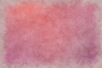 Framed watercolor-style background in pink tones