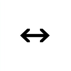 Simple white arrow pointing right for direction, navigation, and wayfinding concepts on a transparent background for easy integration and use