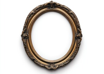 Obraz premium Oval frame oval vintage antique.
