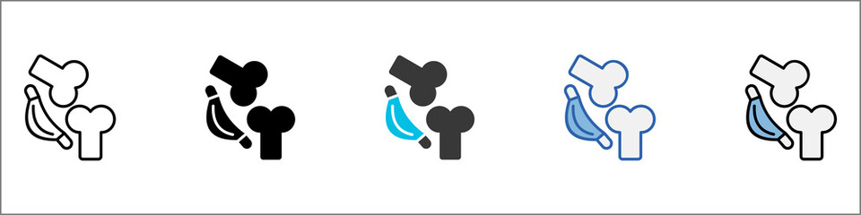 Ligament Icon Pack Mulstistyle Illustration